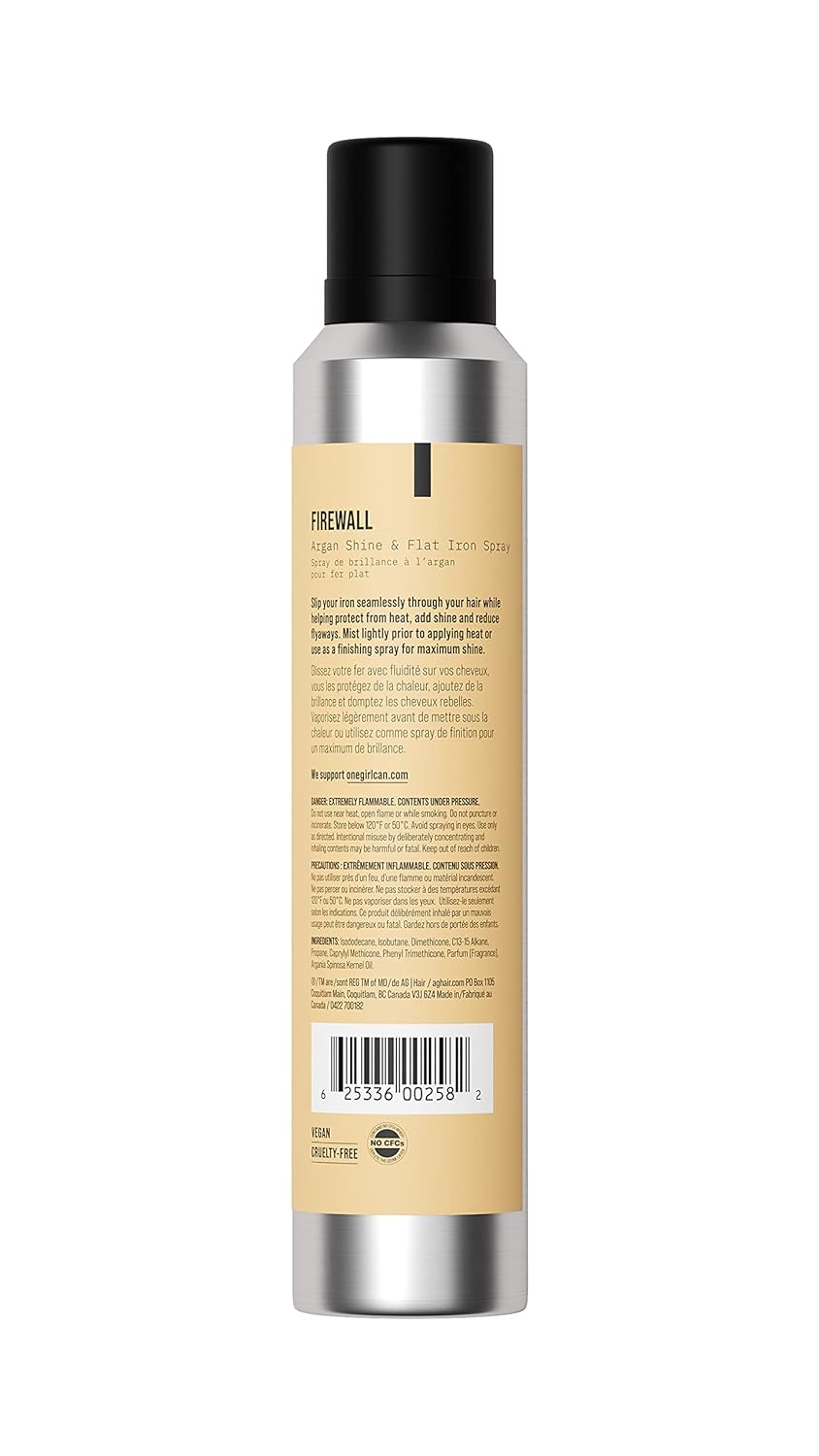 AG Firewall Argan Shine & Flat Iron Spray