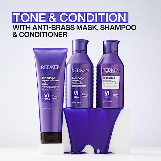 Bottle of Redken Blondage Purple Conditioner in Kennewick, WA
