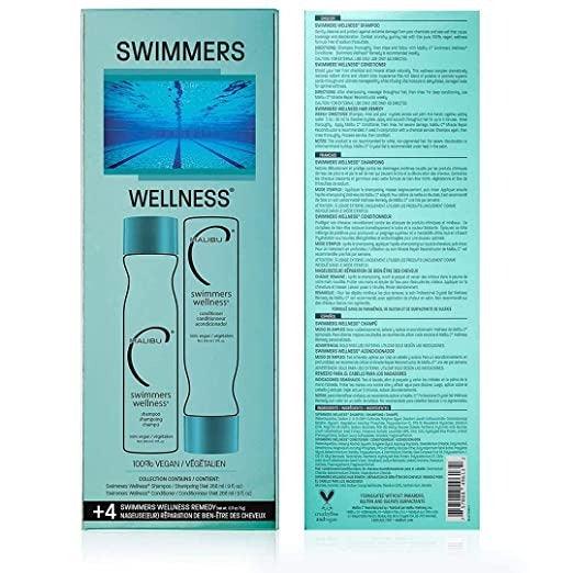 Malibu C Swimmers Wellness product label